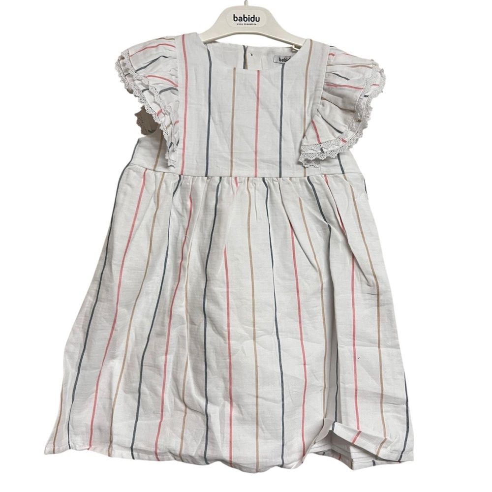 New Babidu‎ Cala Striped Baby Dress